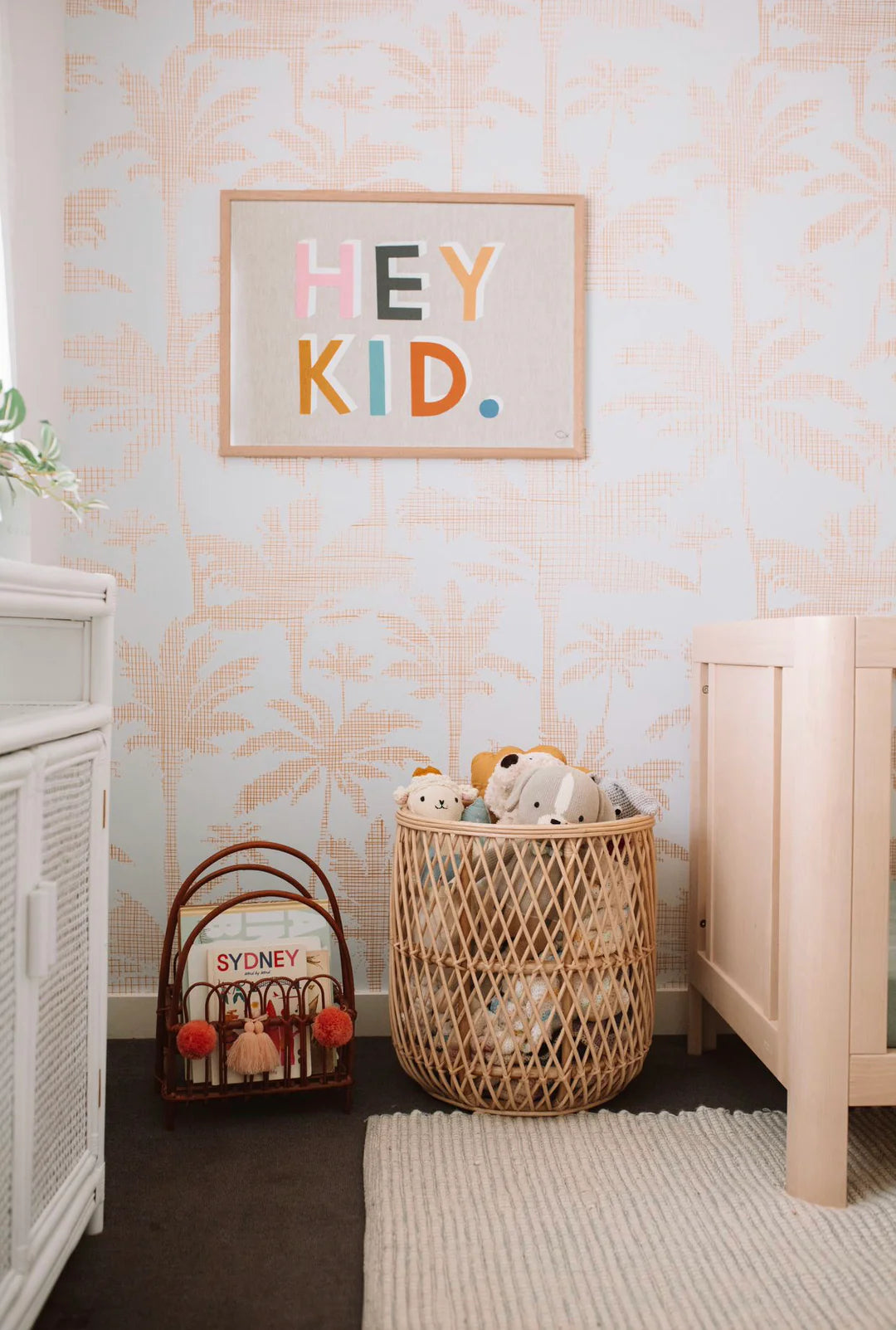 Palms Peel & Stick Kids Wallpaper