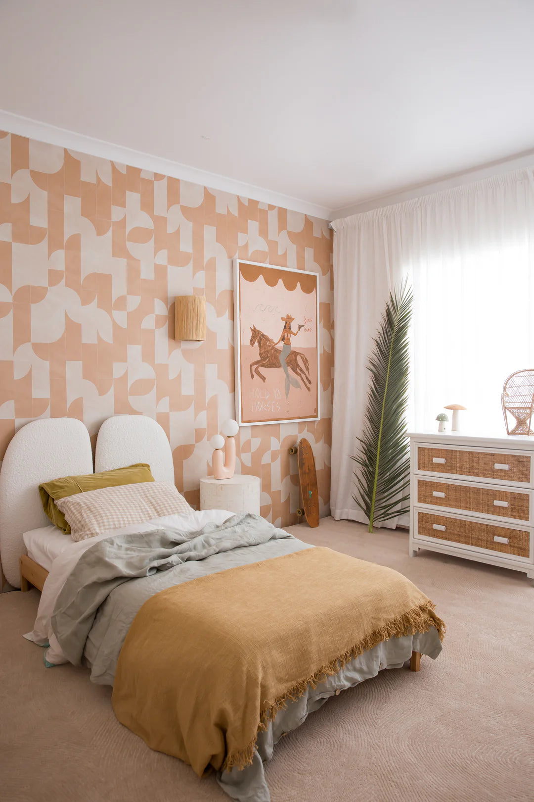 Tiles Peel & Stick Kids Wallpaper
