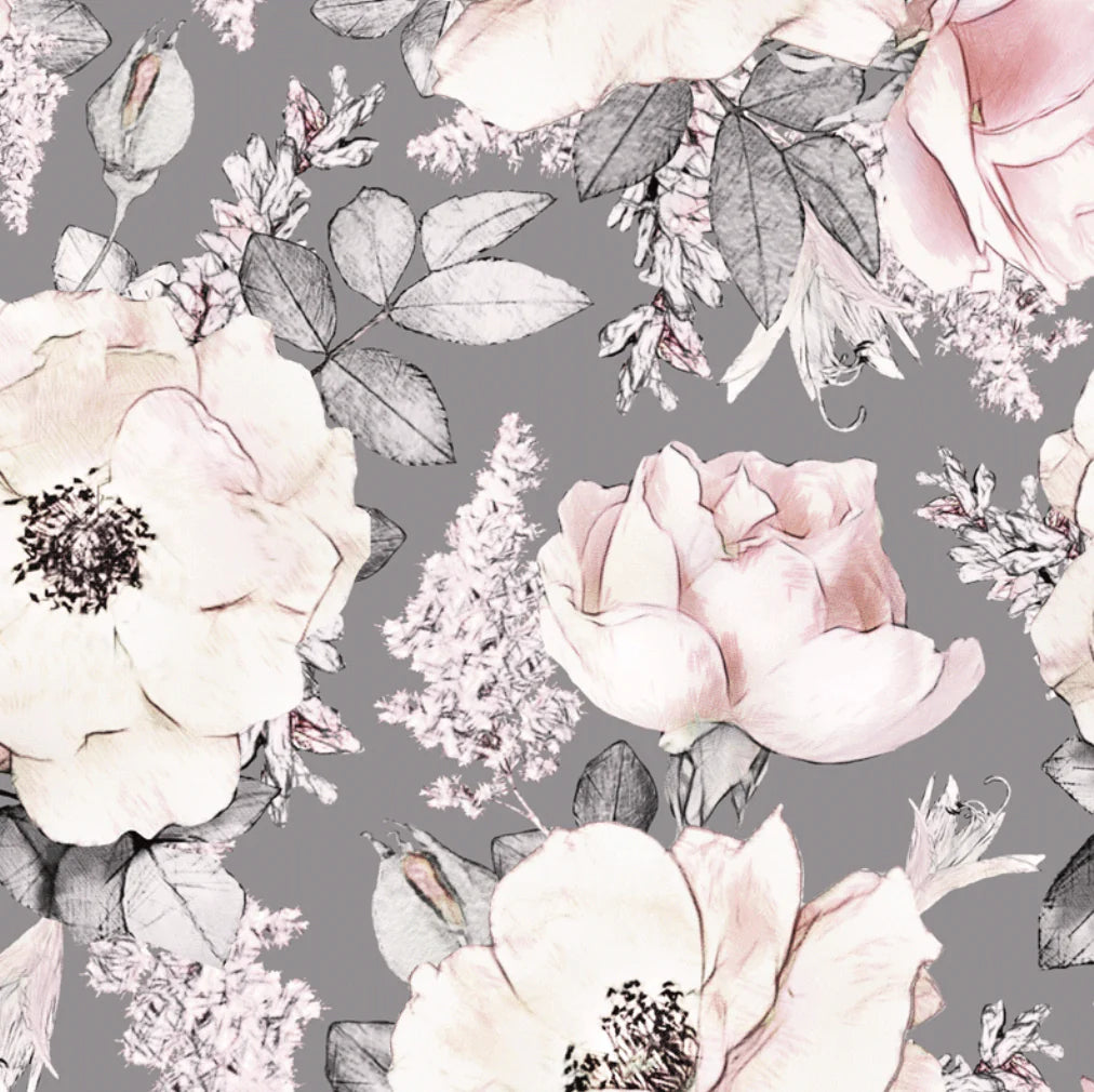 Peony Garden Peel & Stick Kids Wallpaper