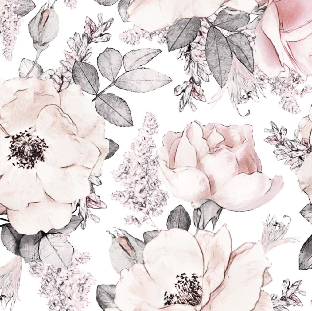 Peony Garden Peel & Stick Kids Wallpaper