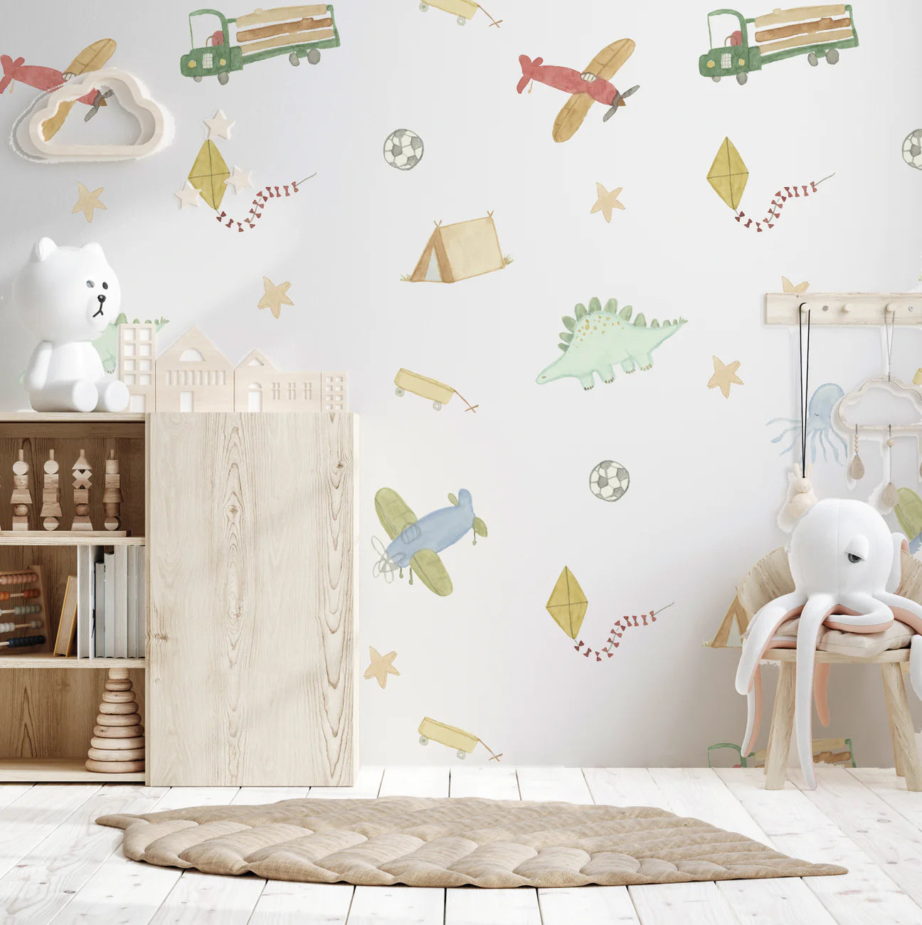 Playtime Peel & Stick Kids Wallpaper