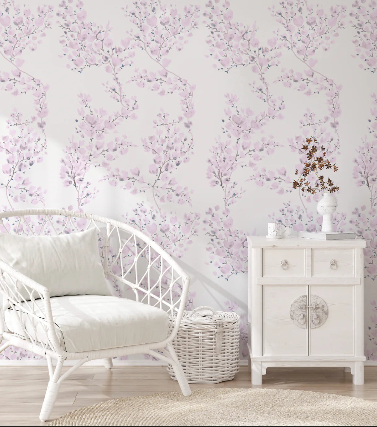 Summer Bloom Peel & Stick Kids Wallpaper