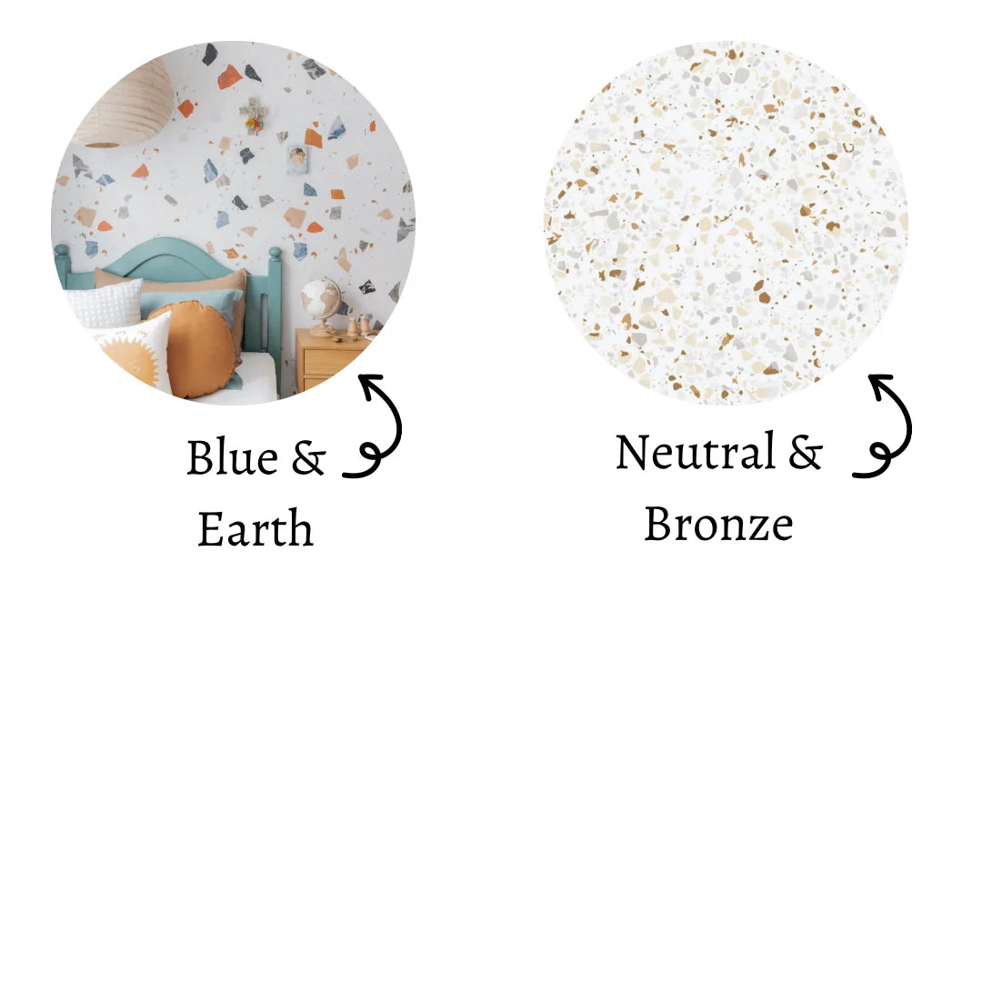 Terrazzo Peel & Stick Kids Wallpaper