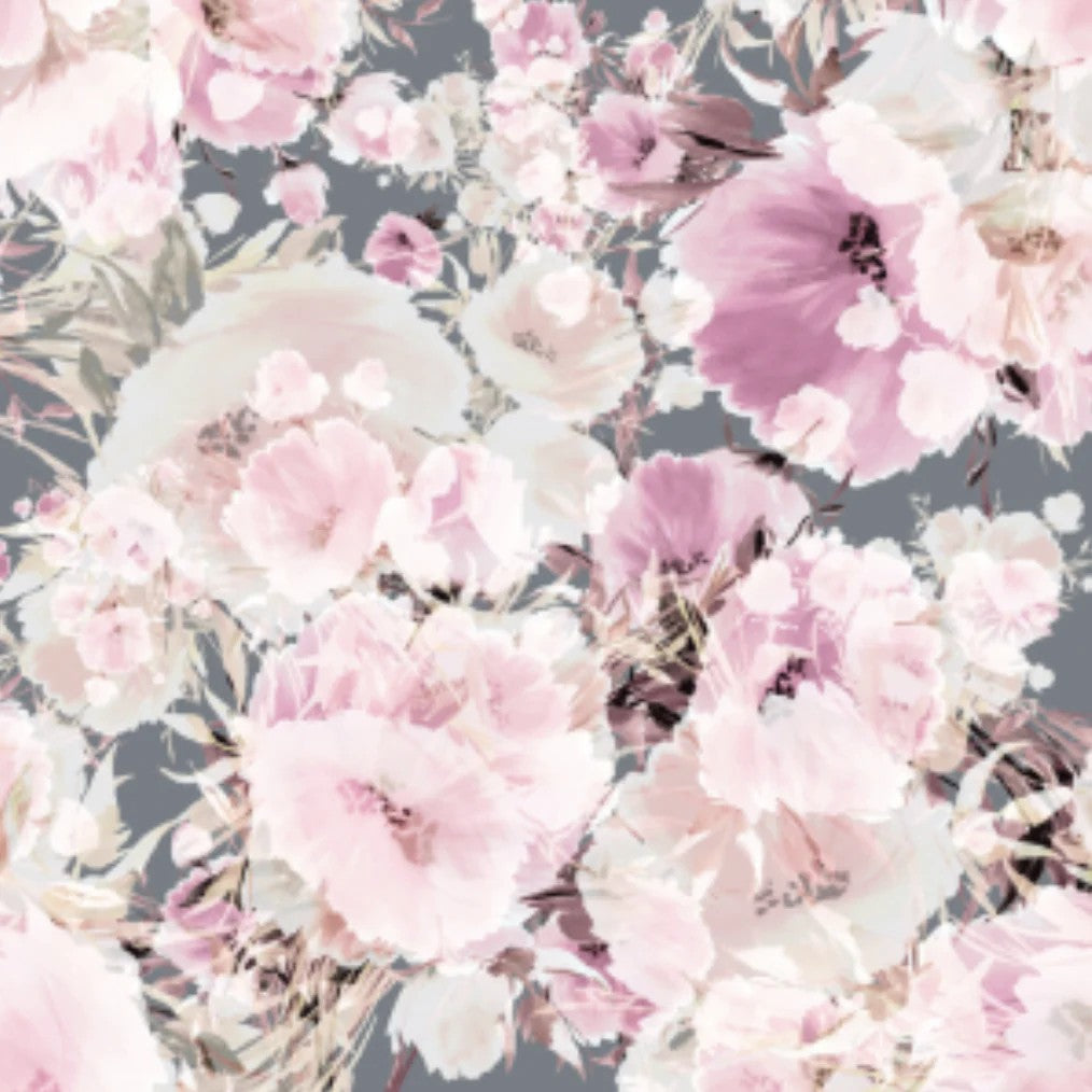 Vintage Floral Peel & Stick Kids Wallpaper