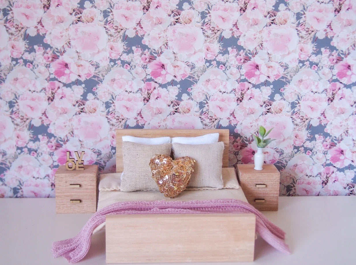 Vintage Floral Peel & Stick Kids Wallpaper