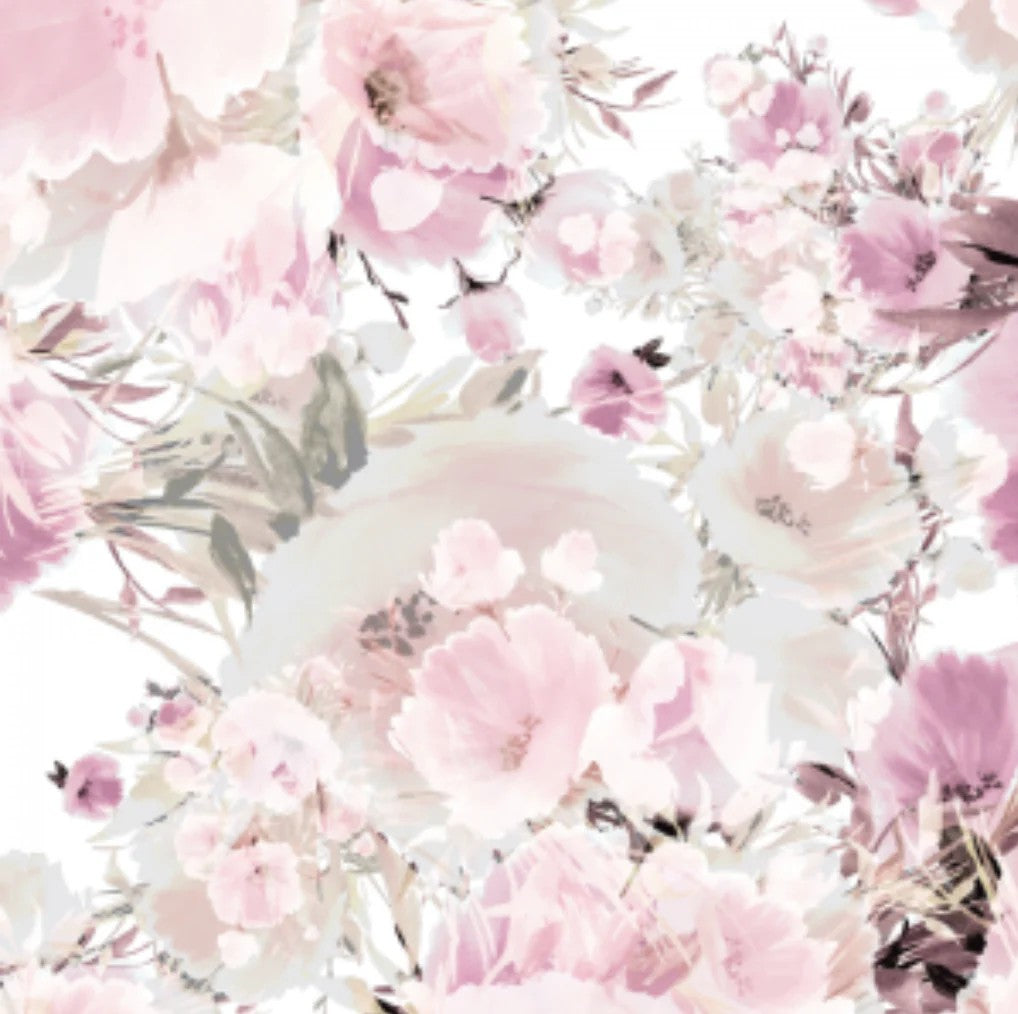 Vintage Floral Peel & Stick Kids Wallpaper