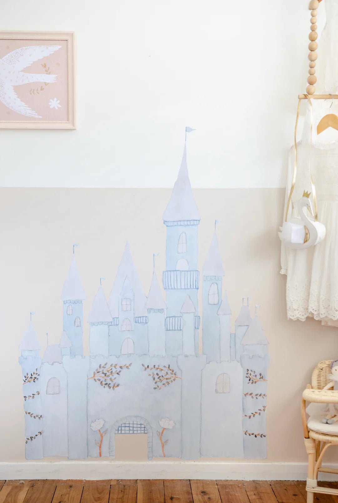 Fairytale Castle Decal (two colourways)