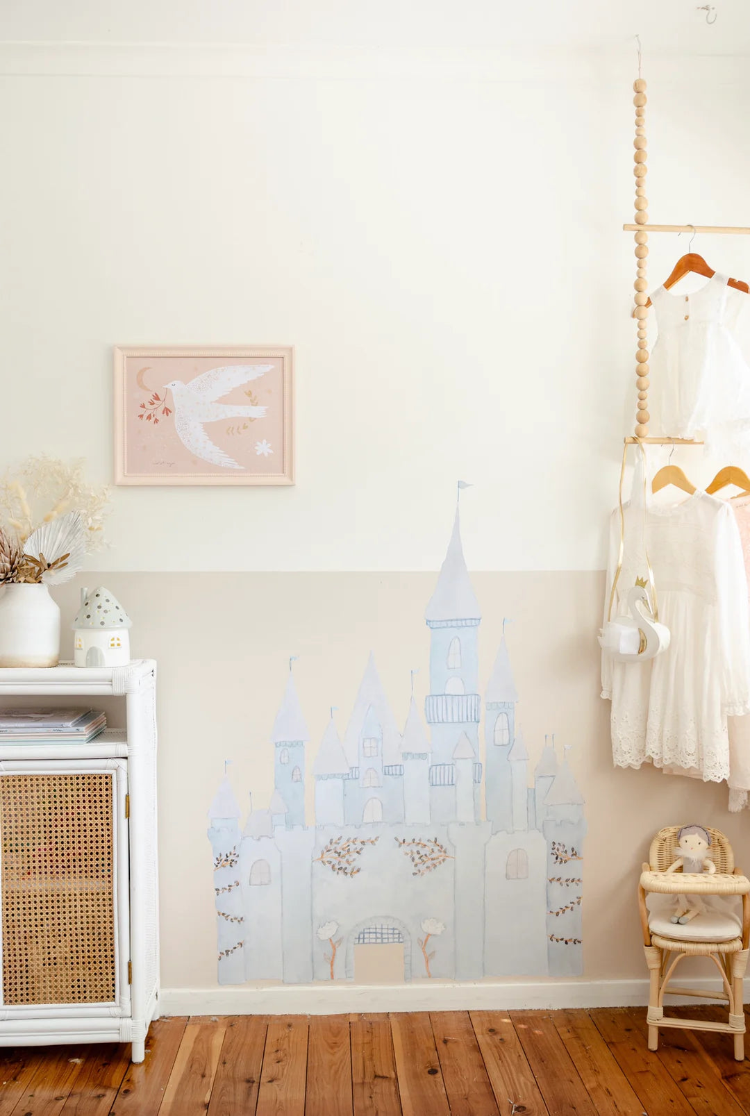 Fairytale Castle Decal (two colourways)