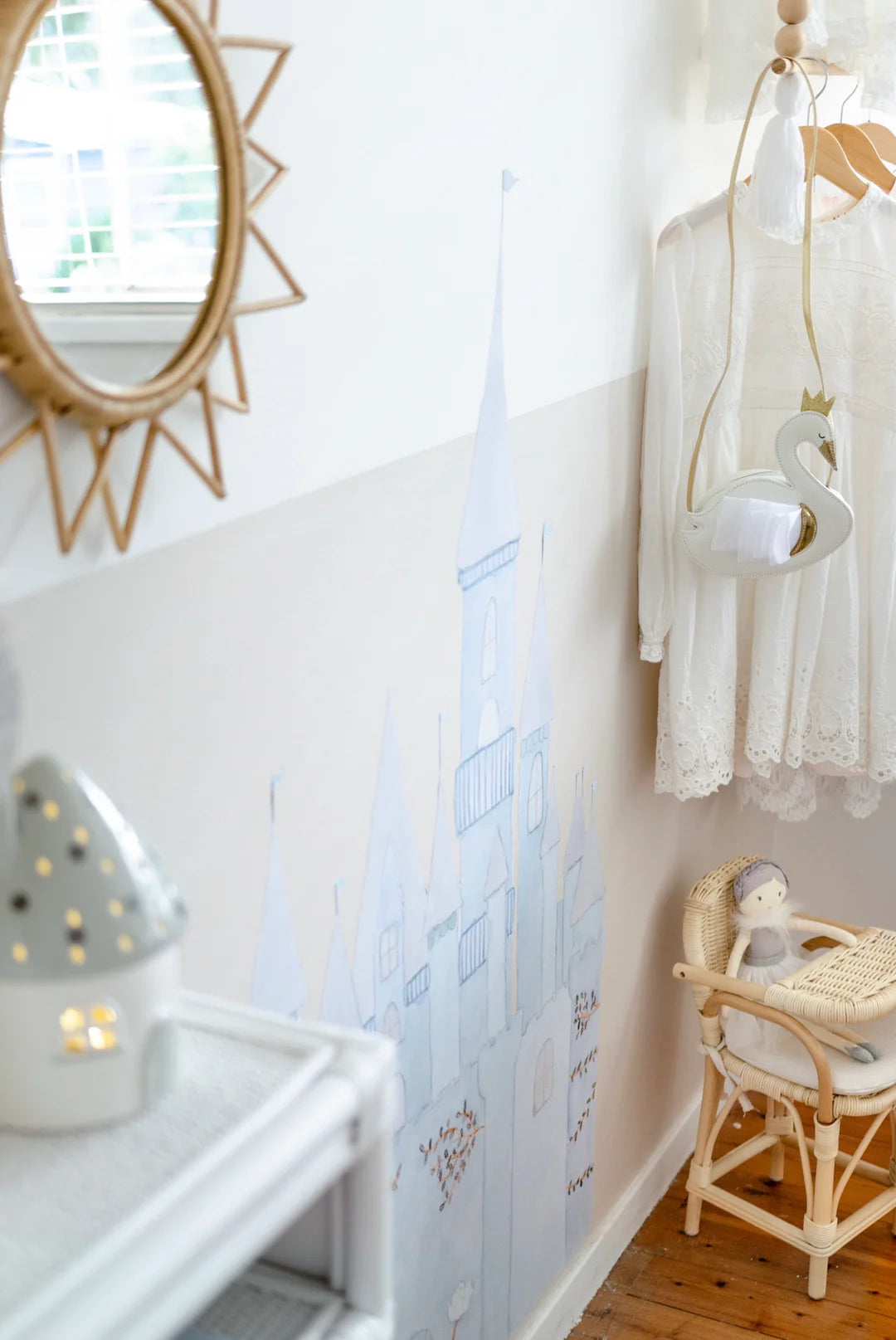 Fairytale Castle Decal (two colourways)