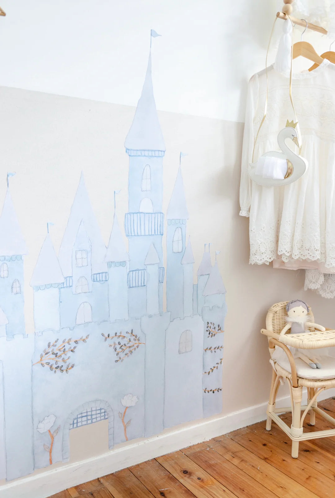 Fairytale Castle Decal (two colourways)