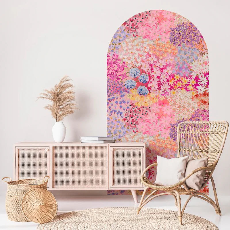 Floral Fantasy Arch Decals ( two sizes)