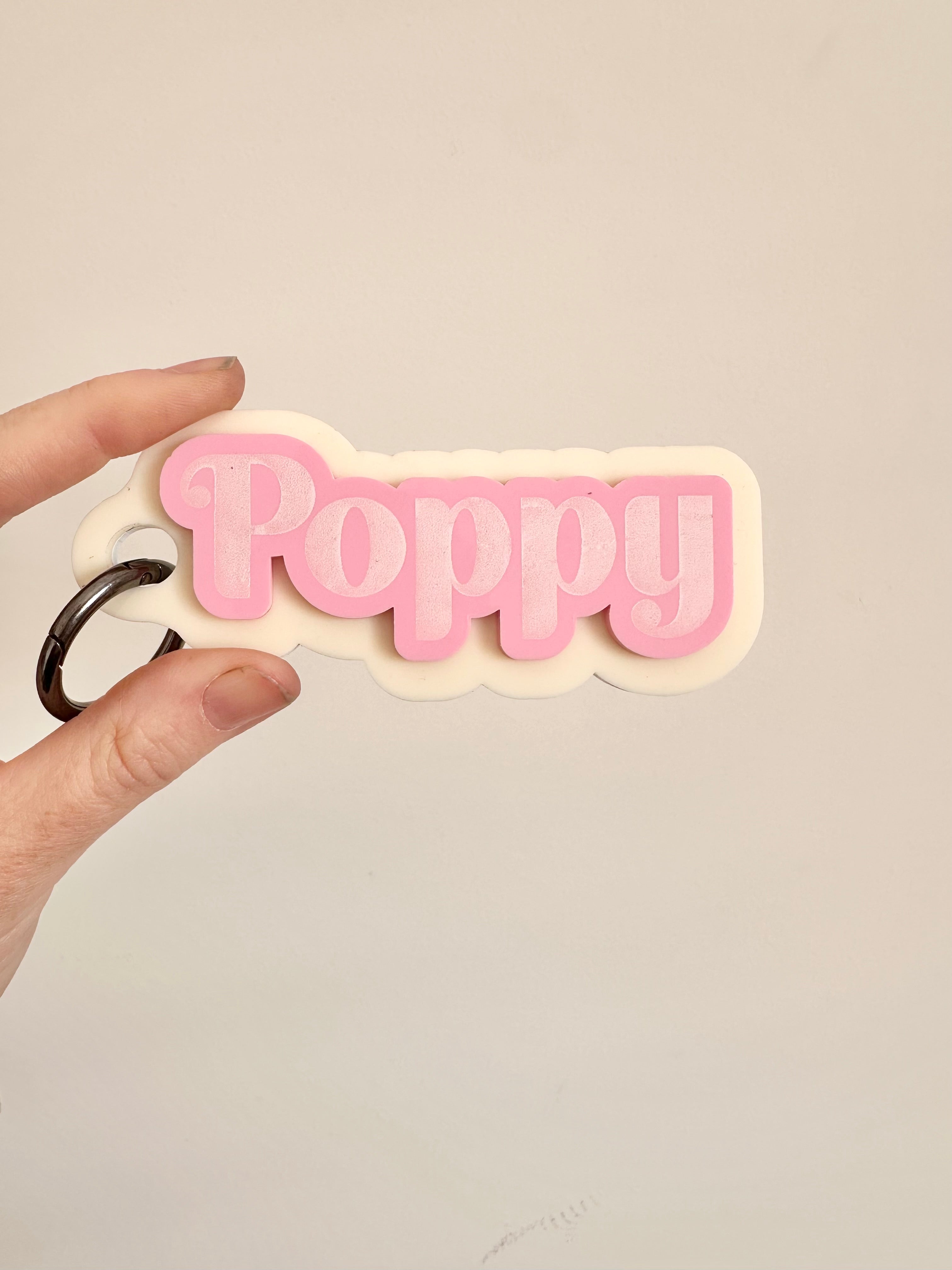 Personalised Acrylic Bag Tag