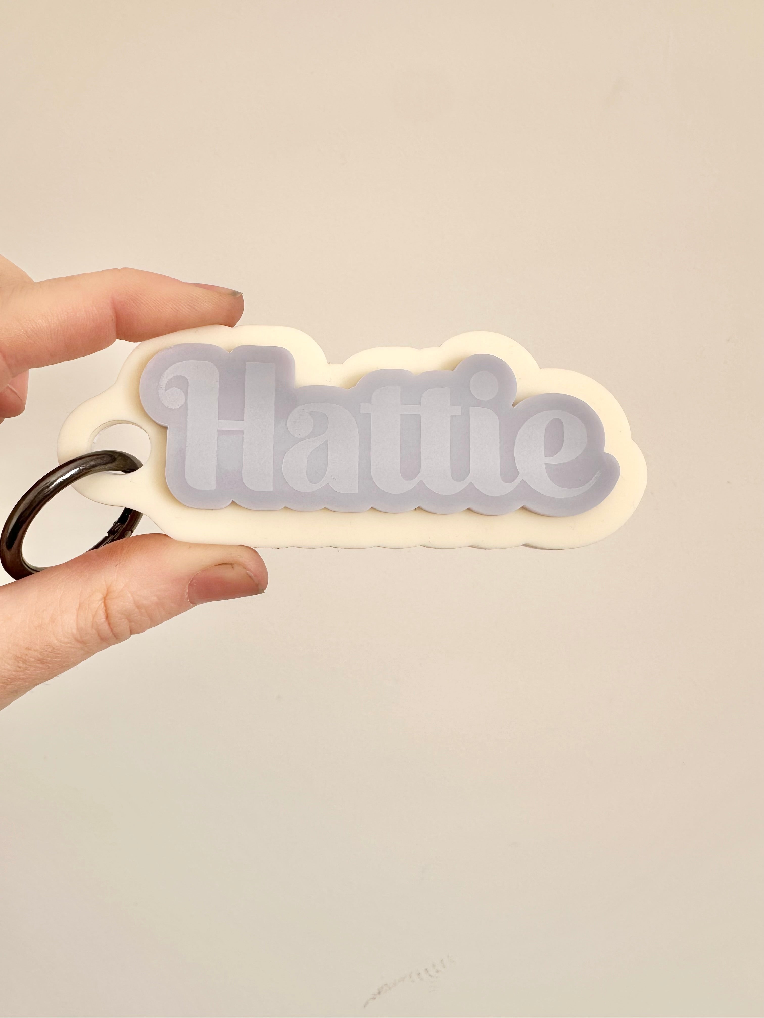 Personalised Acrylic Bag Tag