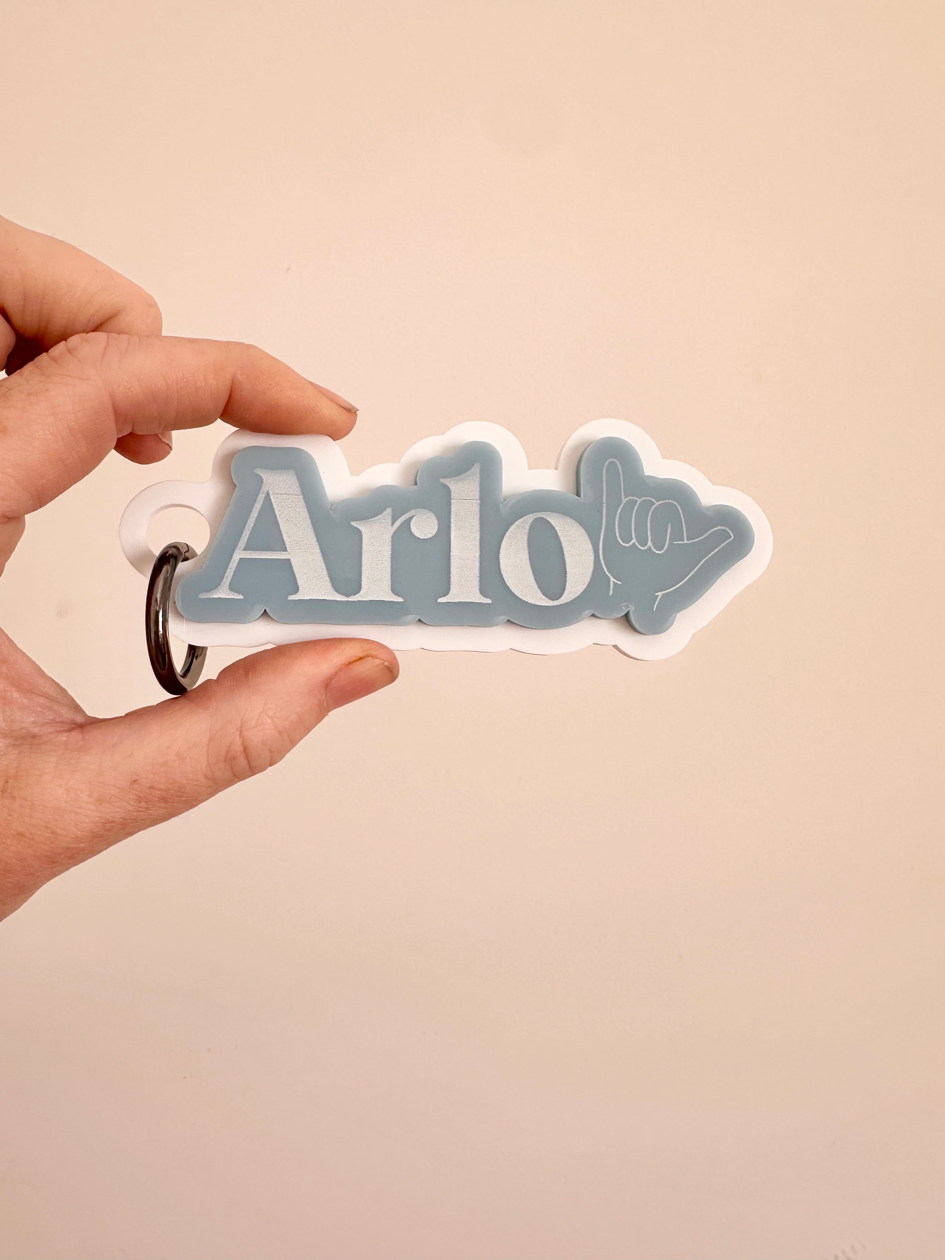 Personalised Acrylic Bag Tag