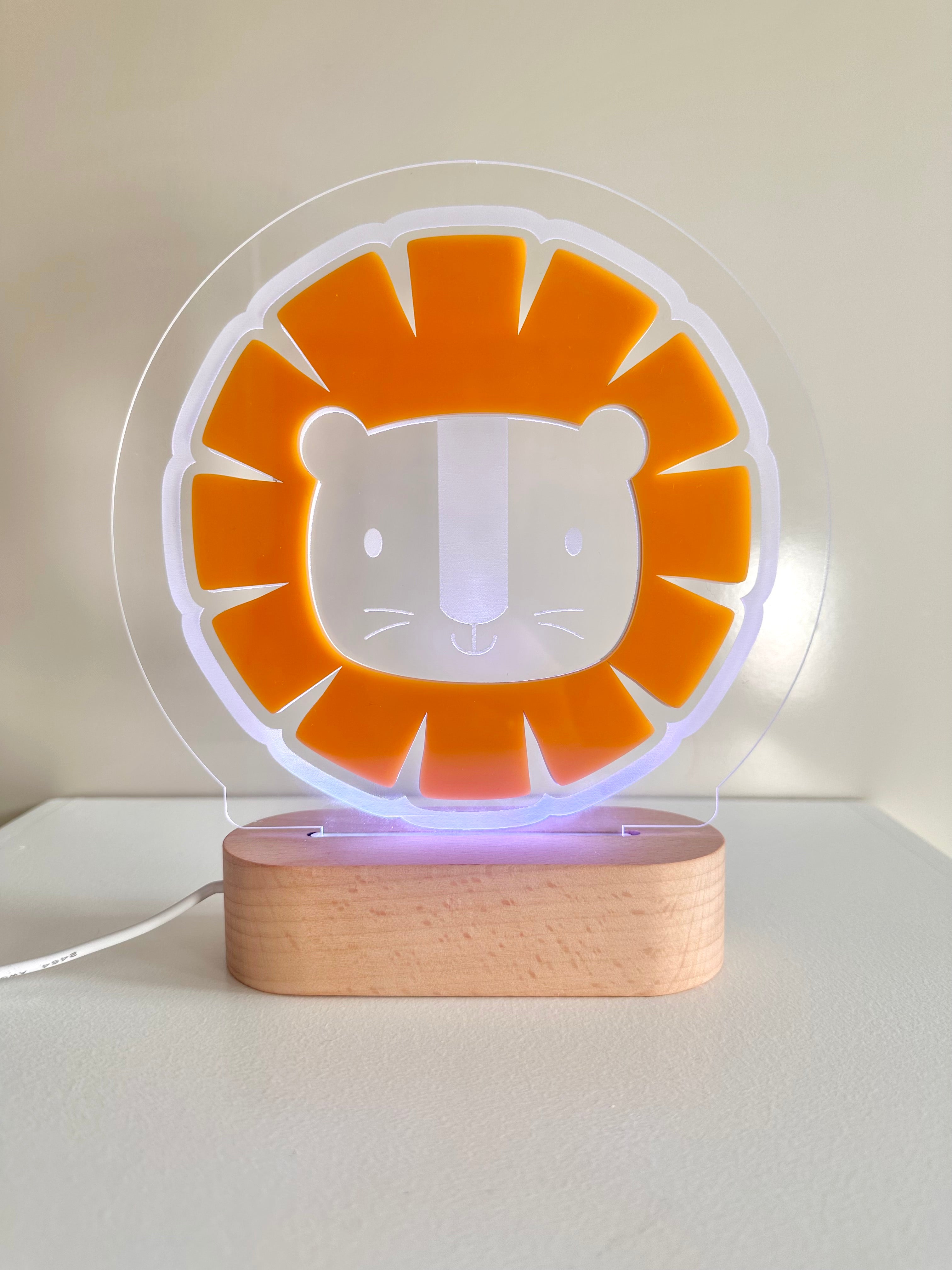 Little Lion Colour Pop Night Light