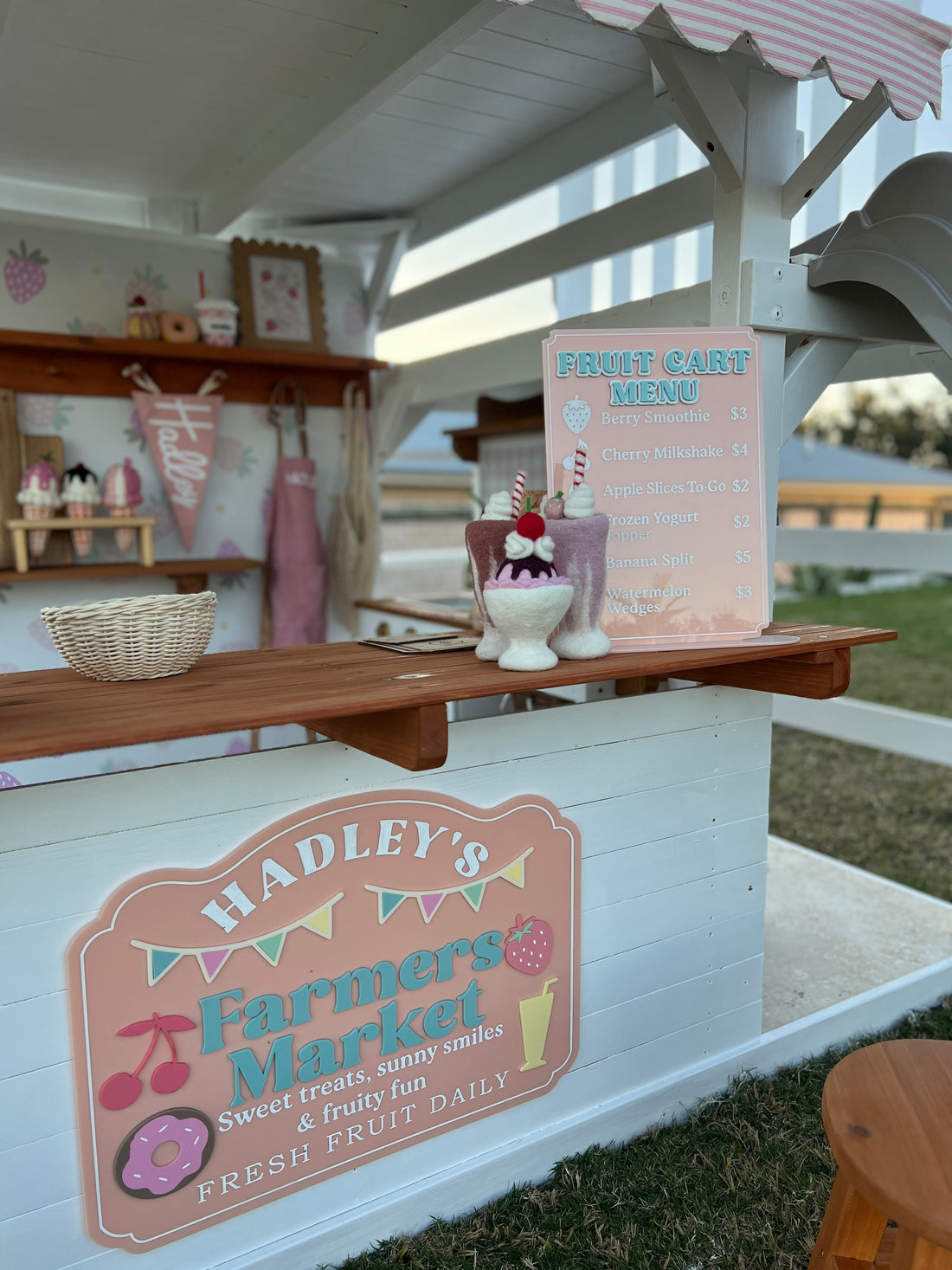 Personalised Farmers Market Sign – Sweet Treats Theme