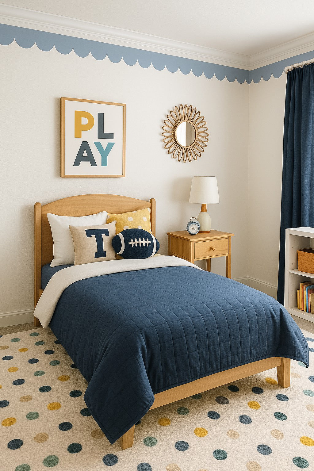 Scallop Border Decal – Custom Colour