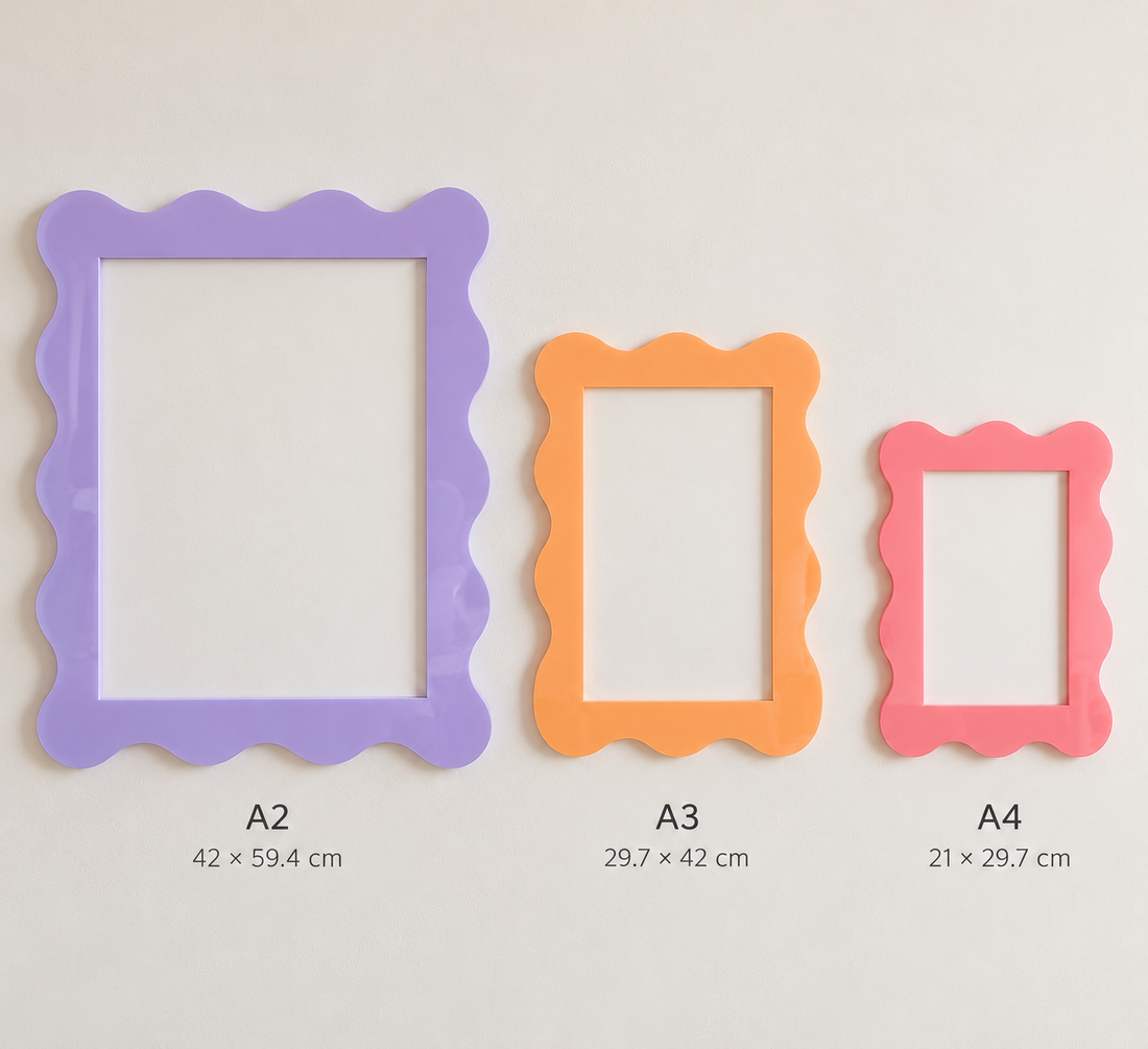 The Wiggle Frame | Decorative Acrylic Art Frame