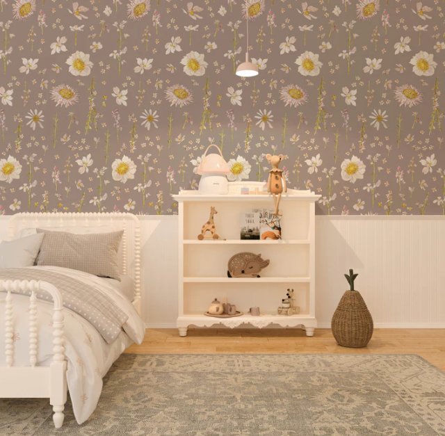 Adeline – Floral Wallpaper by Talia Designs