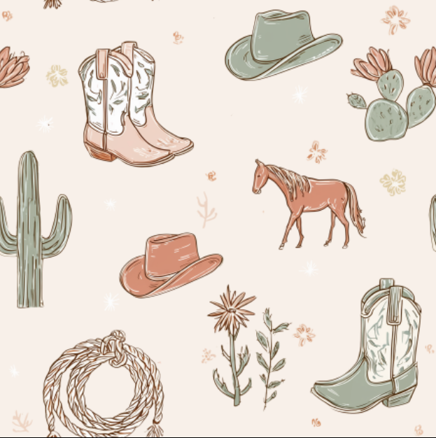 Removable Western Wallpaper for Rustic Kids Bedroom Decor