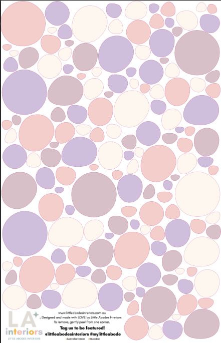 Bubbly Dot Wall Decals (Sheet of 132 dots)