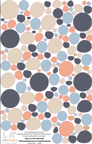 Bubbly Dot Wall Decals (Sheet of 132 dots)