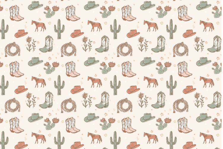 Vintage Cowboy Wallpaper for Modern Western Style Interiors