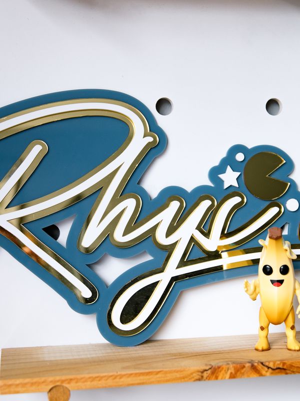 personalised gamer plaque