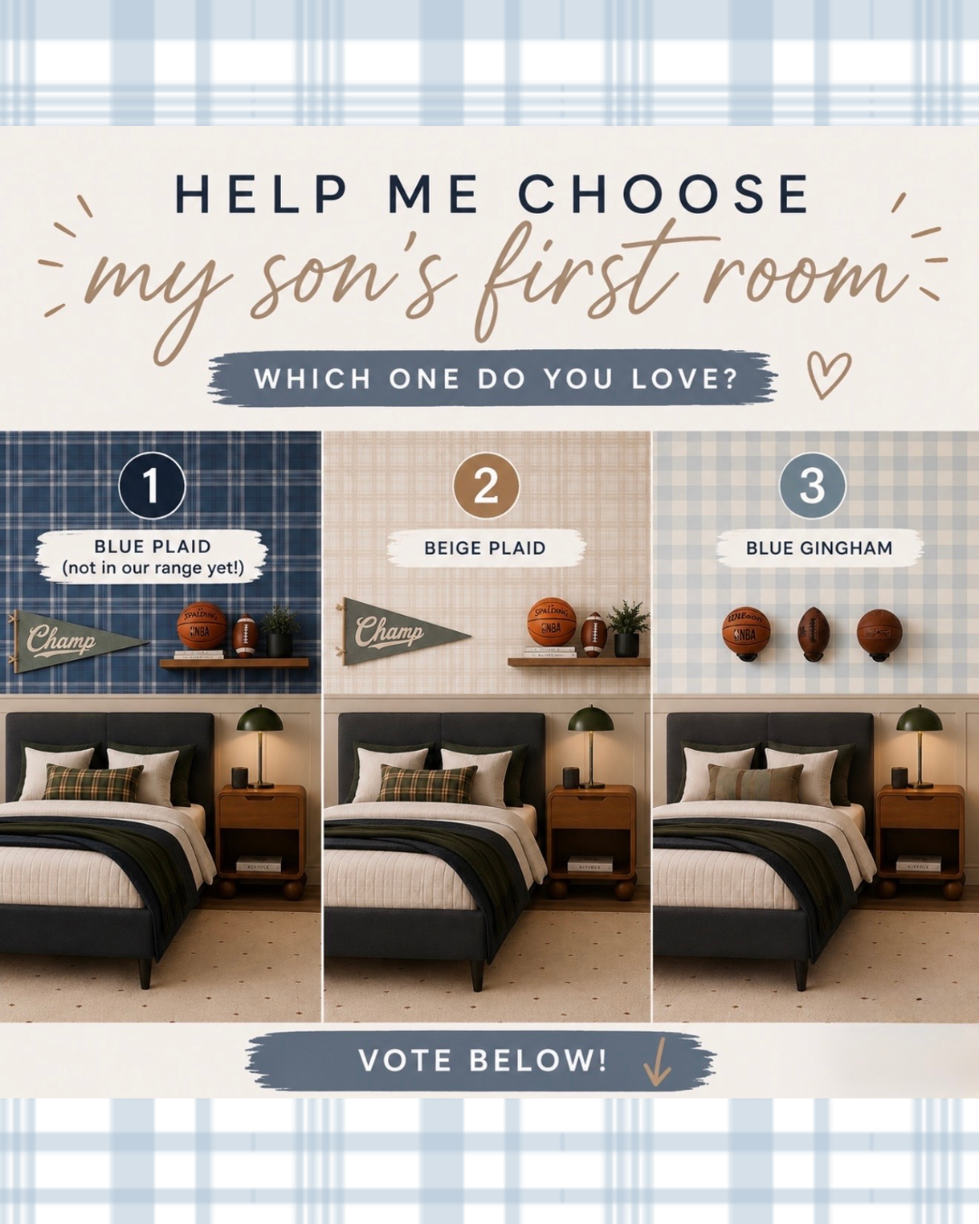 Designing My Son's First Room: 3 Wallpaper Looks I Couldn't Choose Between
