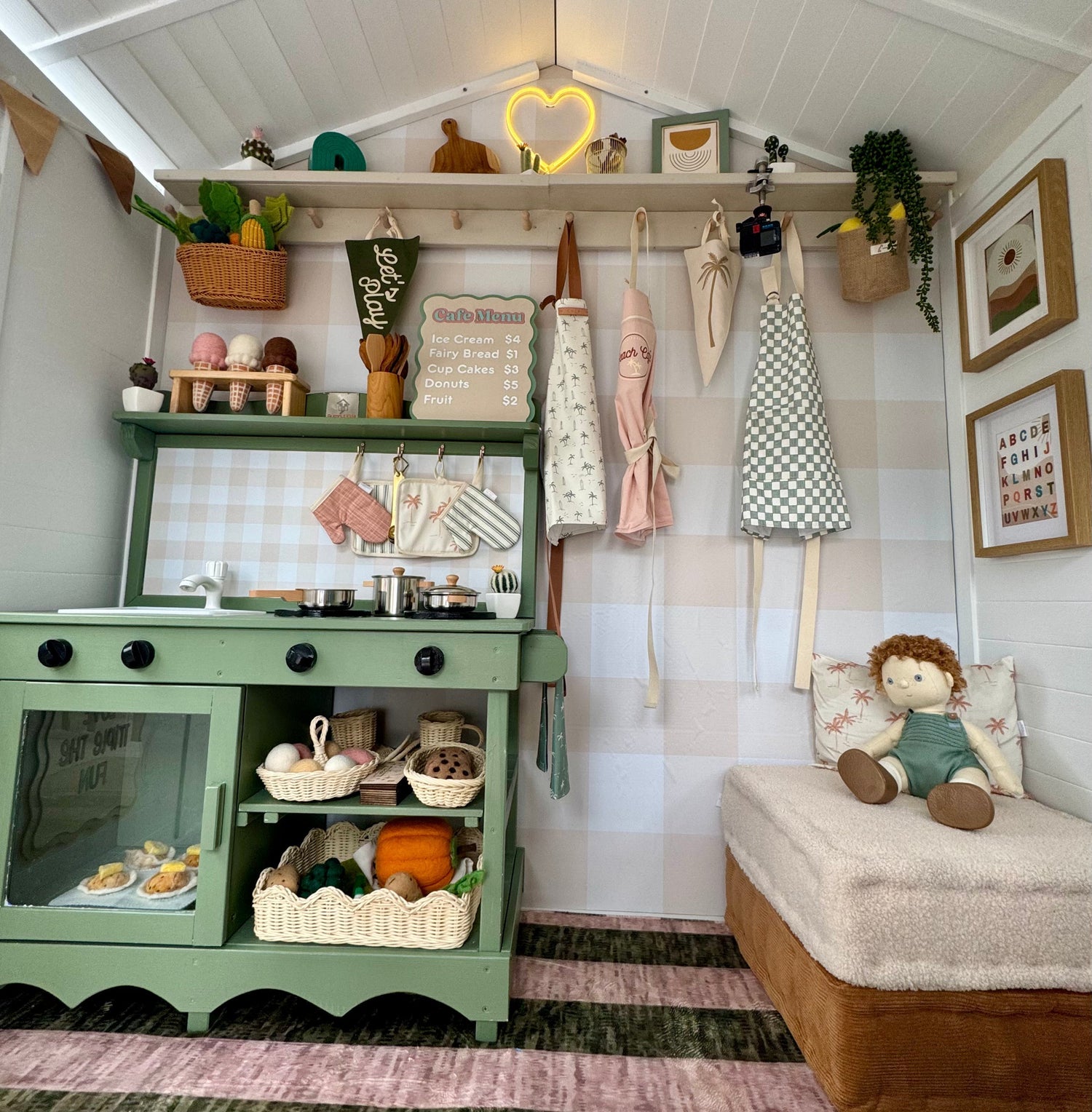 Our Wallpaper and Cubby Signage Featured on Honest Renovations with Jessica Alba