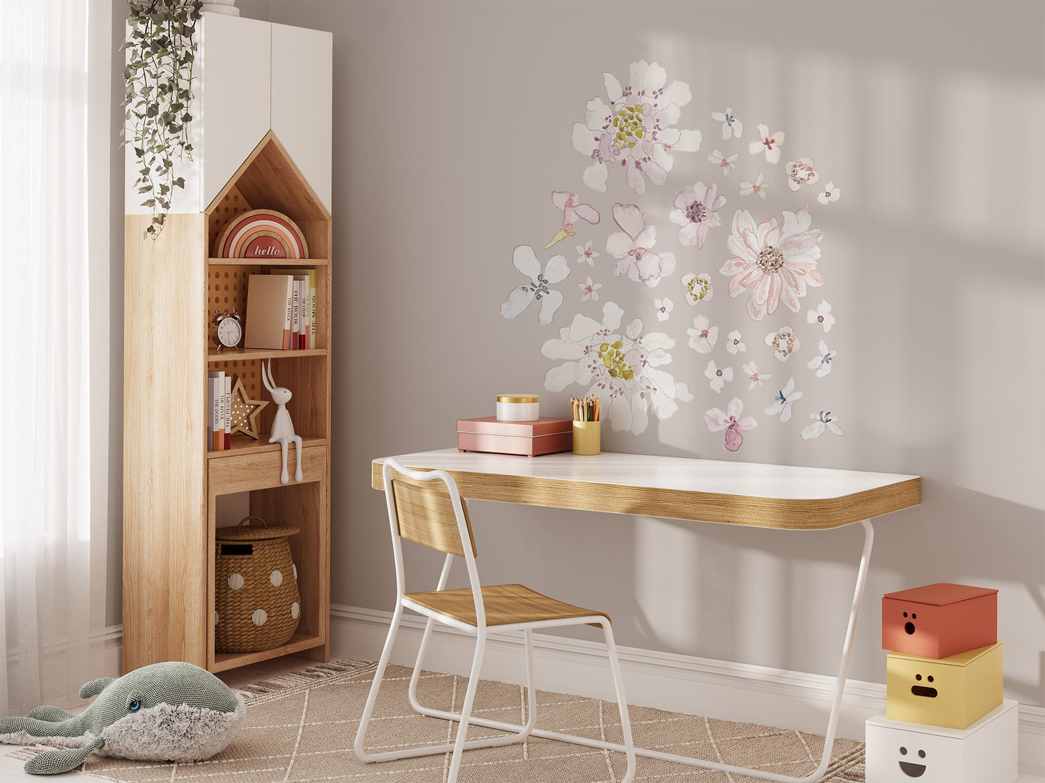 Ari Flower Wall Decals by Talia Designs