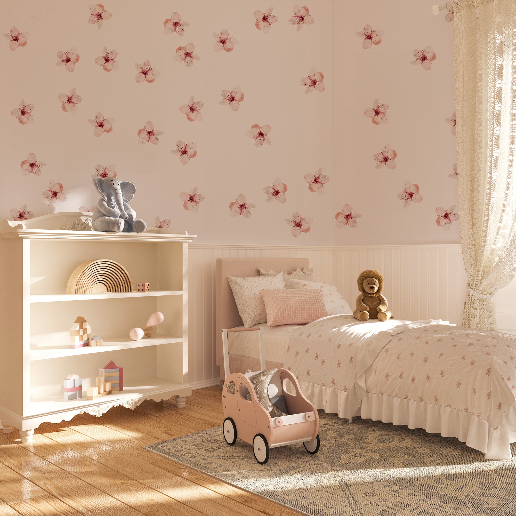 Lila Flower Wall Decals by Talia Designs