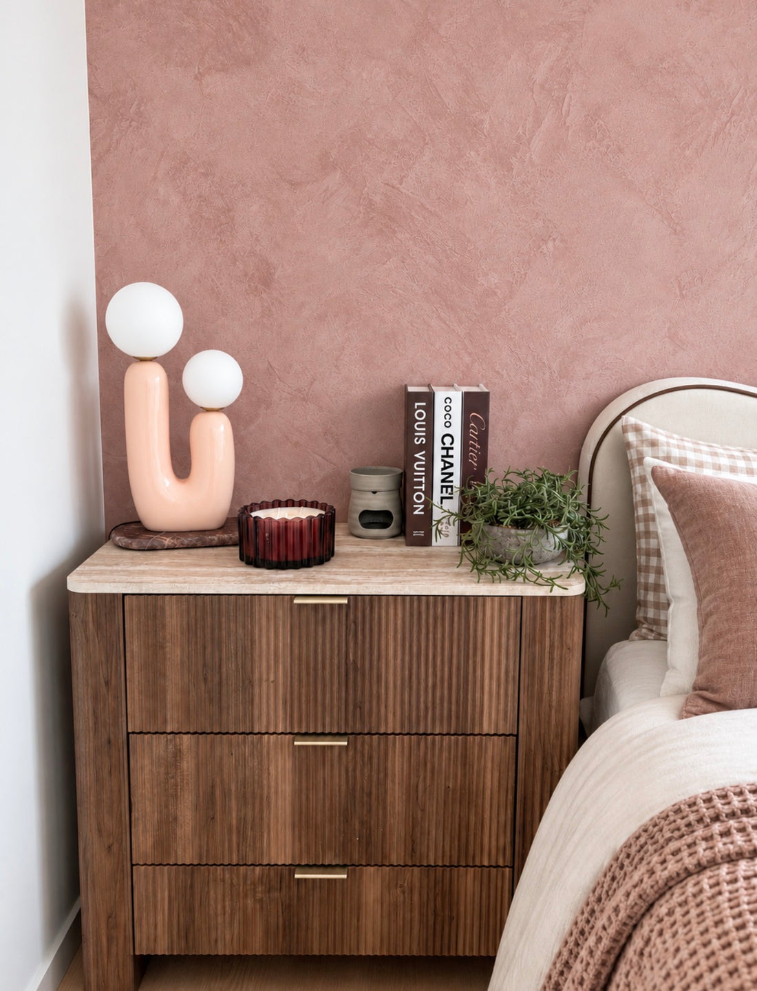 Rosé Plaster Peel &amp; Stick Wallpaper