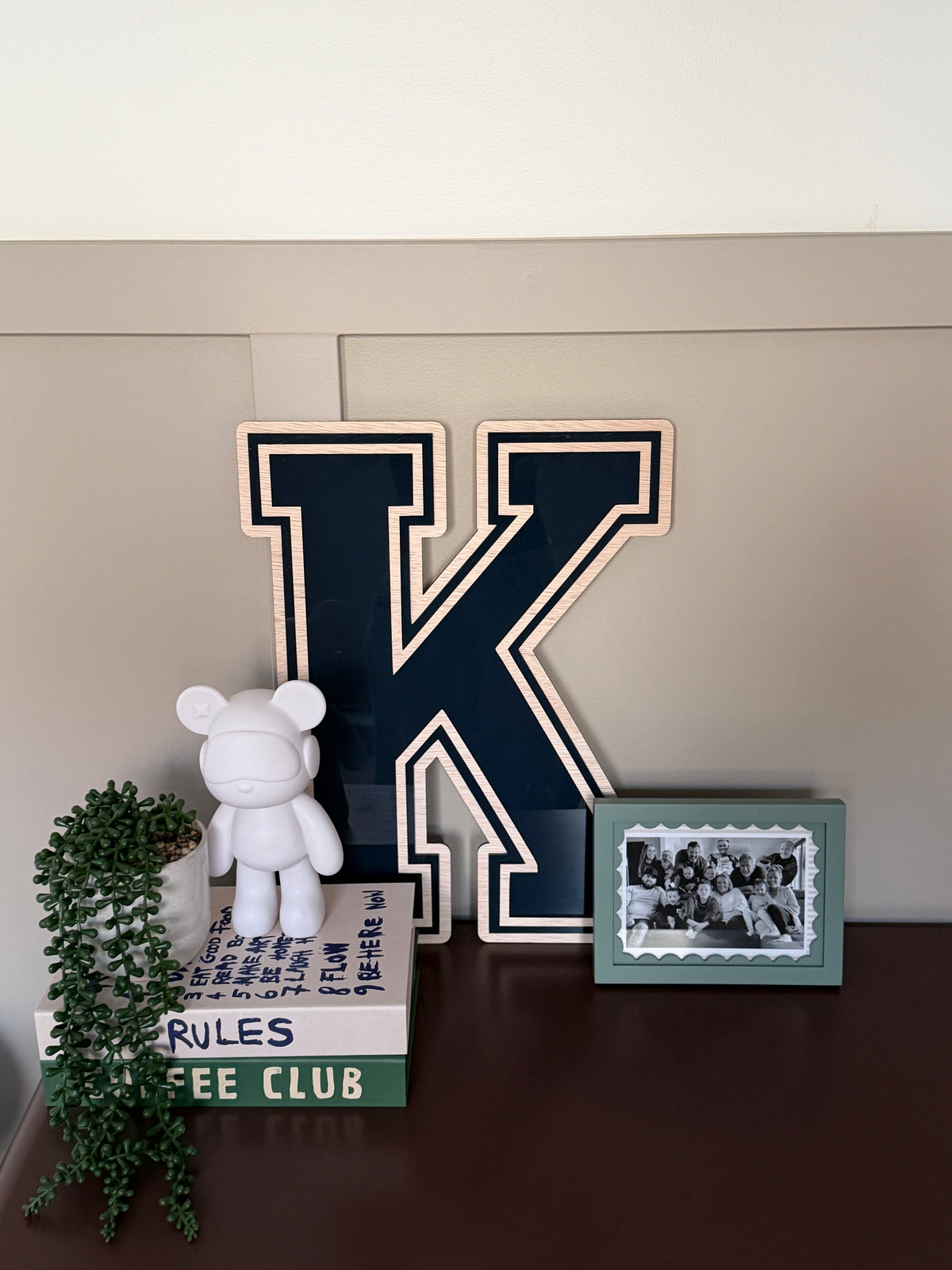 The Varsity Letter | Personalised Layered Initial