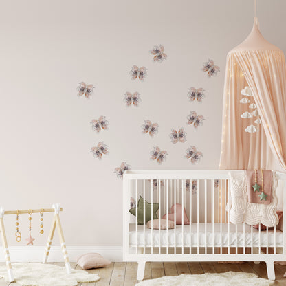 Amber Butterfly Wall Decals by Talia Designs