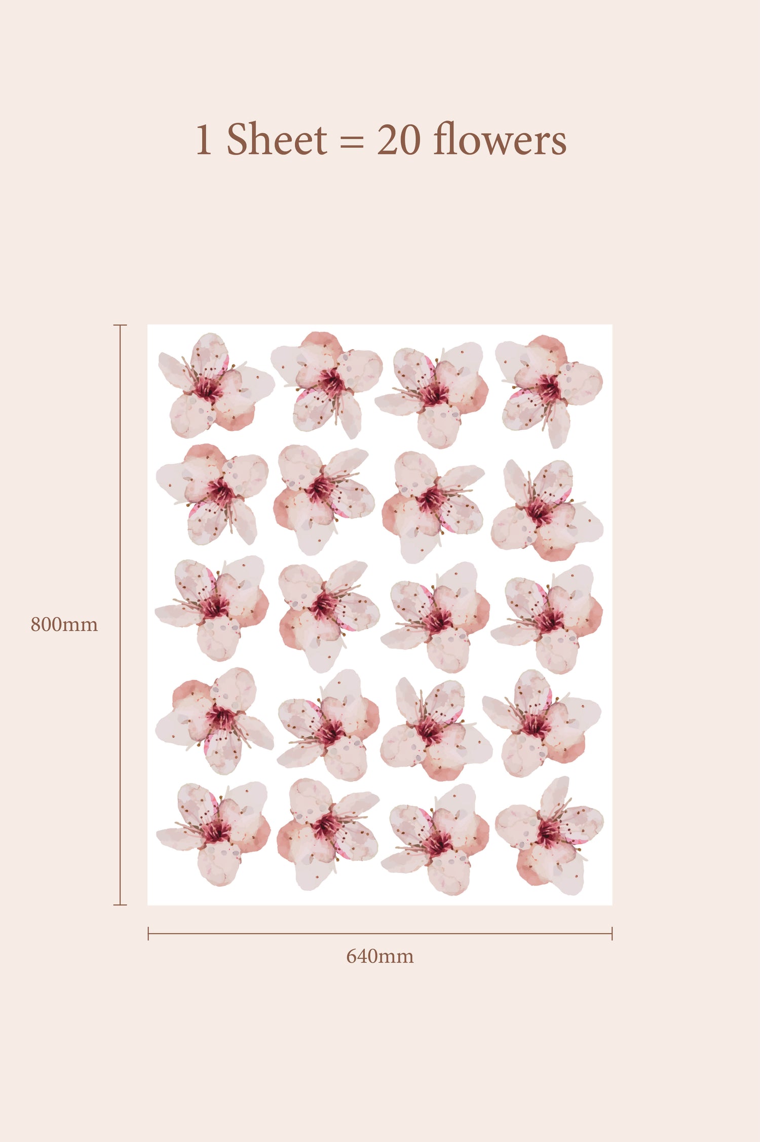 Lila Flower Wall Decals by Talia Designs