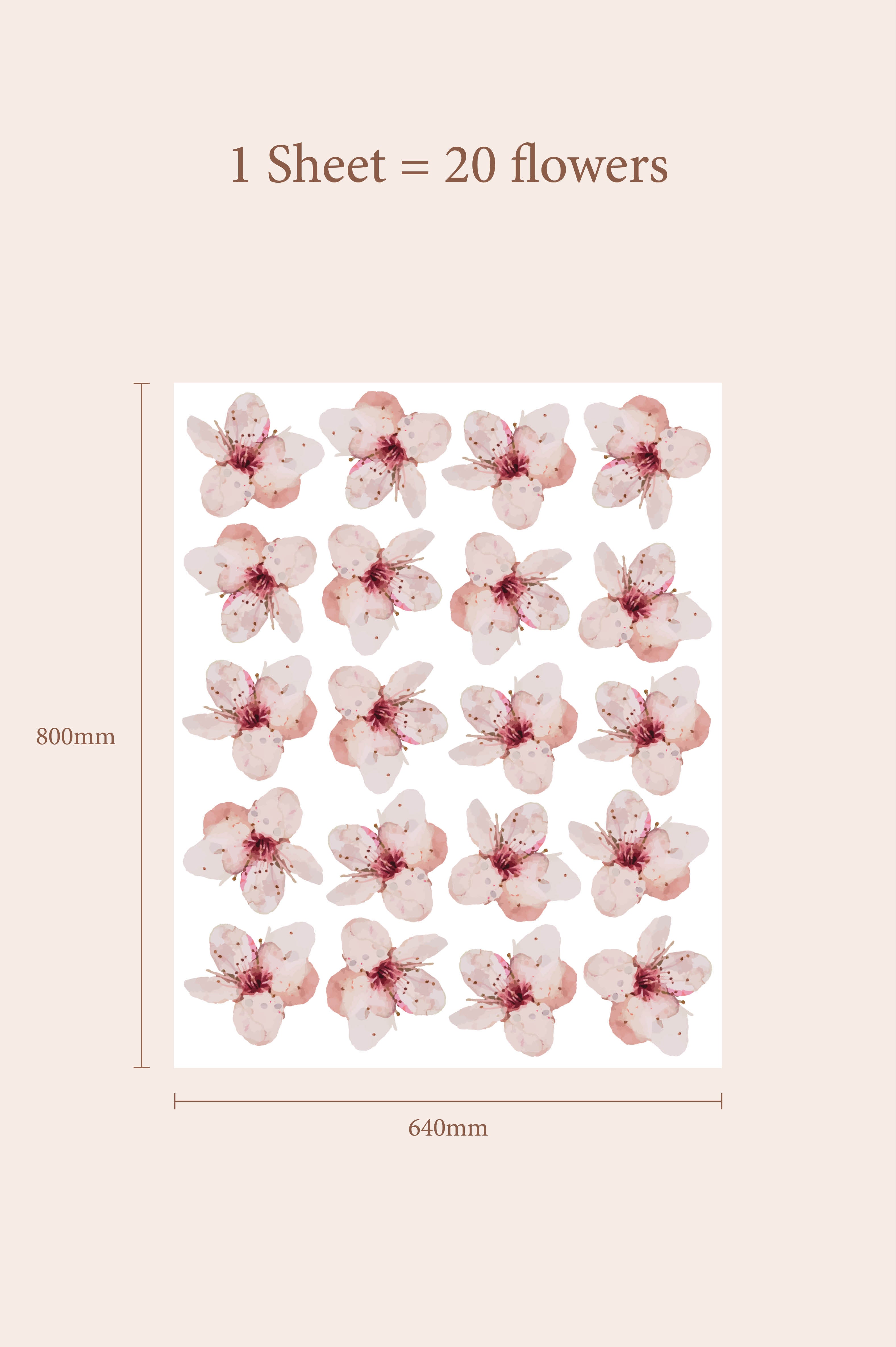 Lila Flower Wall Decals by Talia Designs