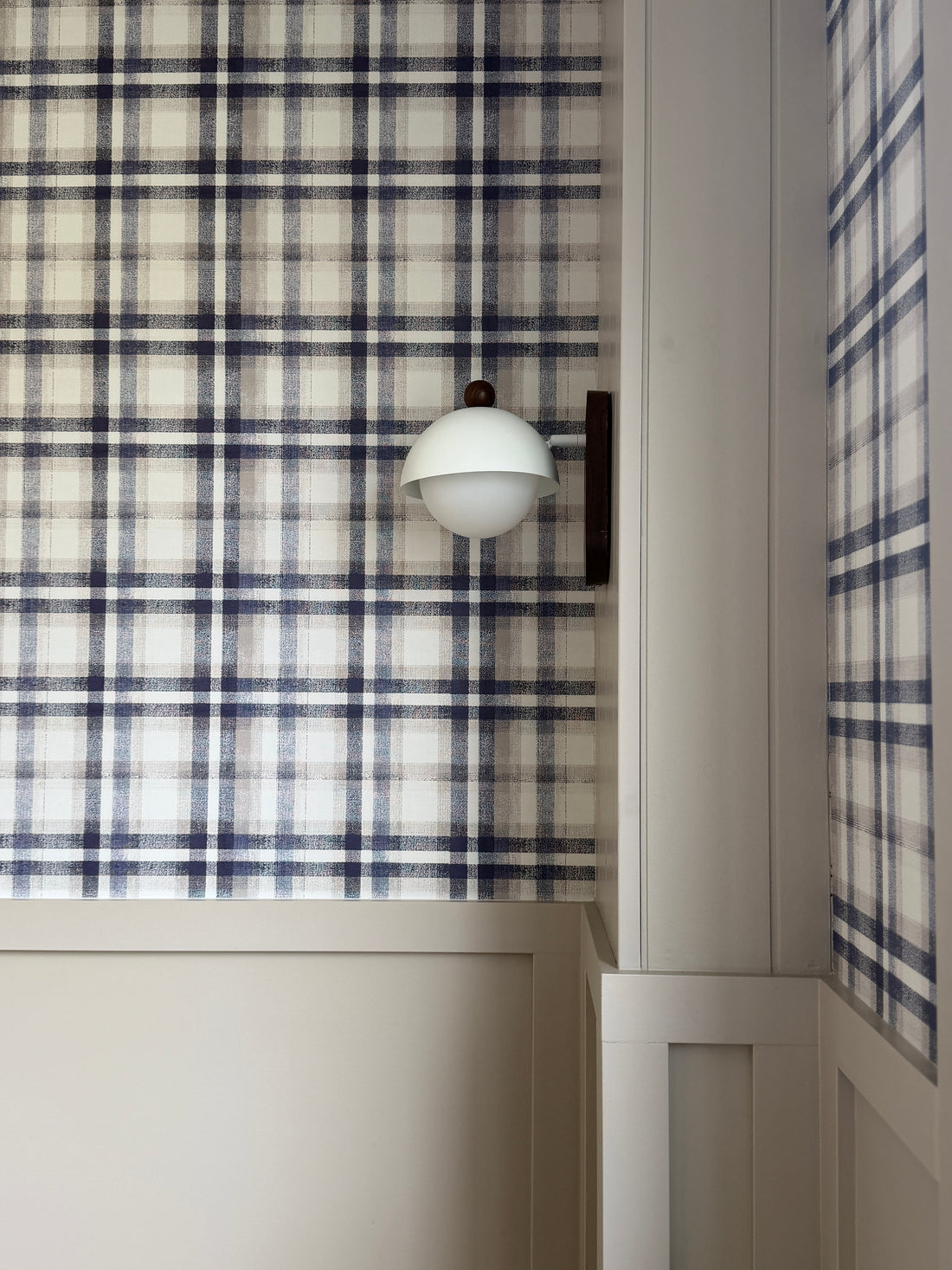 Heritage Plaid Peel &amp; Stick Kids Wallpaper