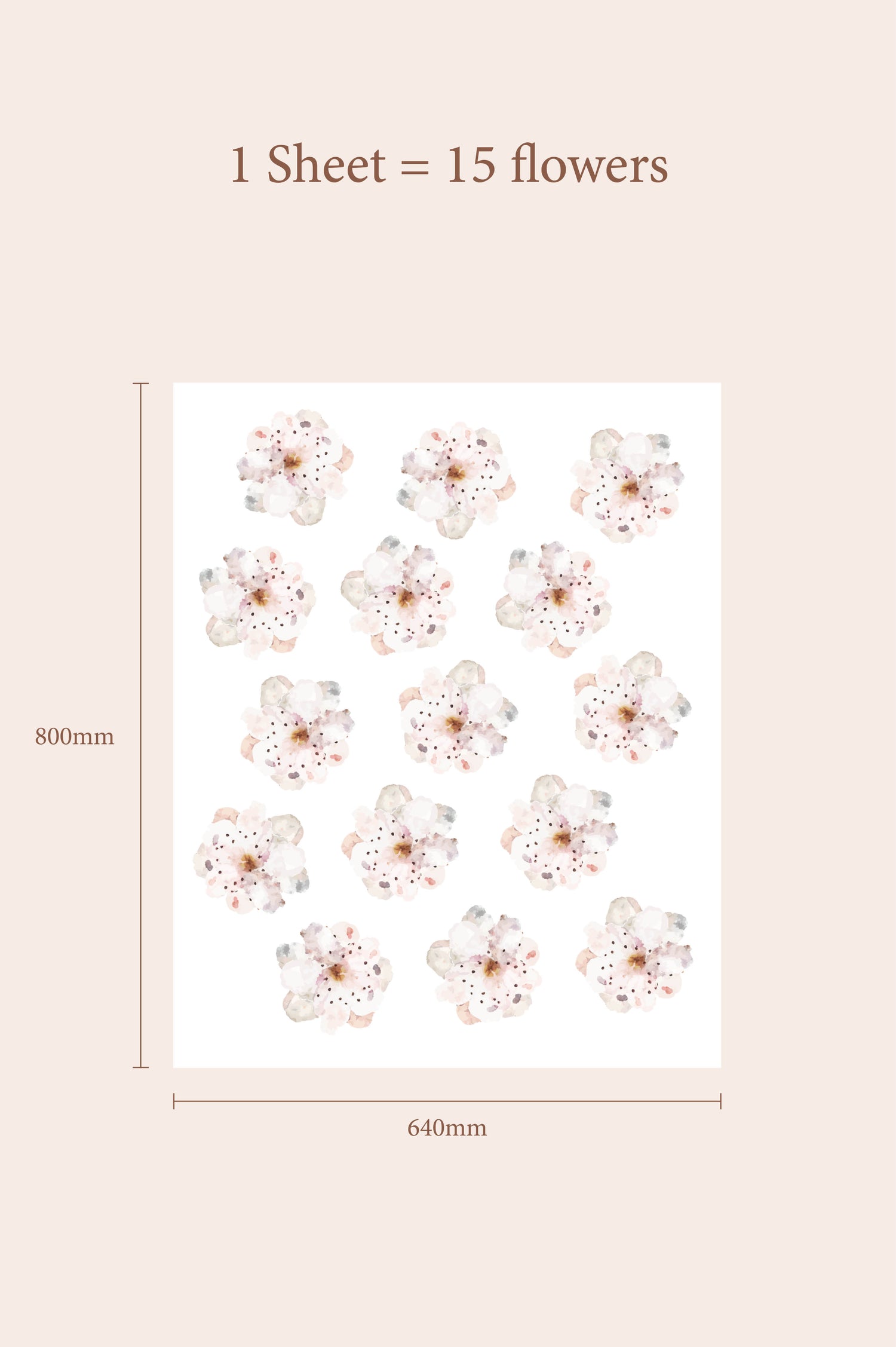 Amryn Flower Wall Decals by Talia Designs