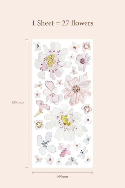 Ari Flower Wall Decals by Talia Designs