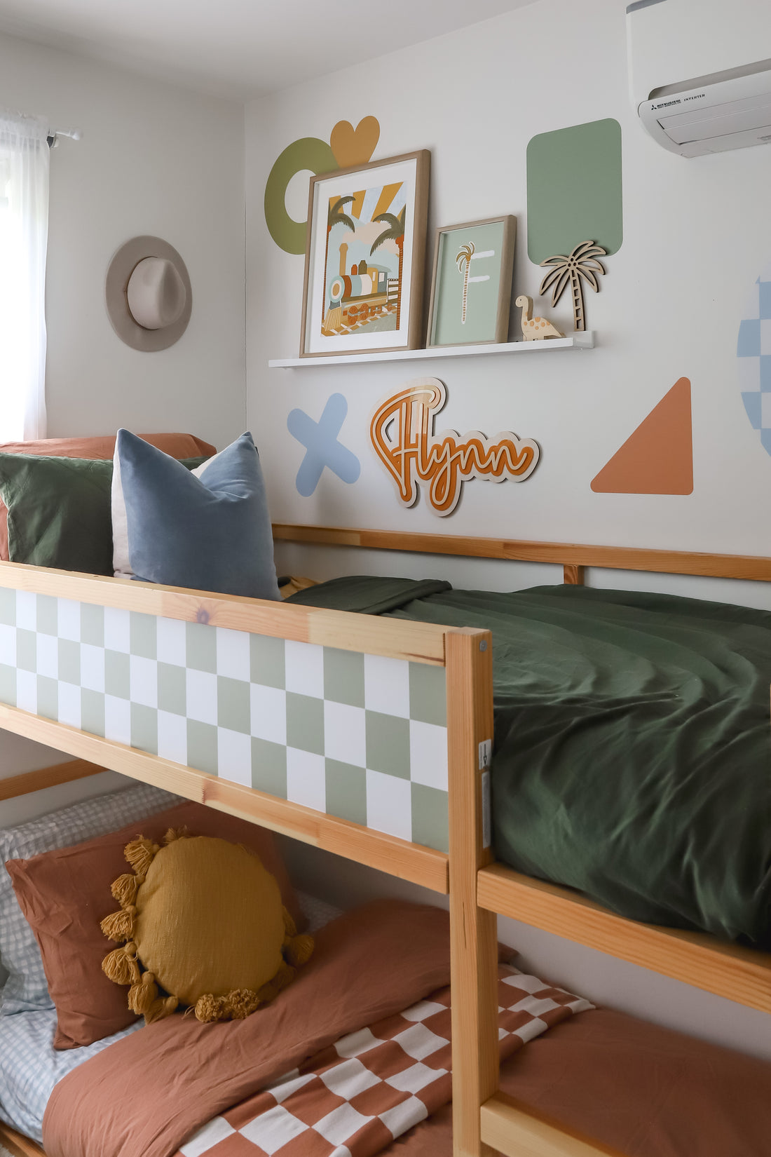 IKEA KURA Bed Hack extra piece (Short) CHOOSE ANY WALLPAPER DESIGN