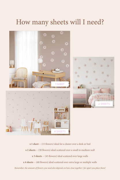 Amryn Flower Wall Decals by Talia Designs