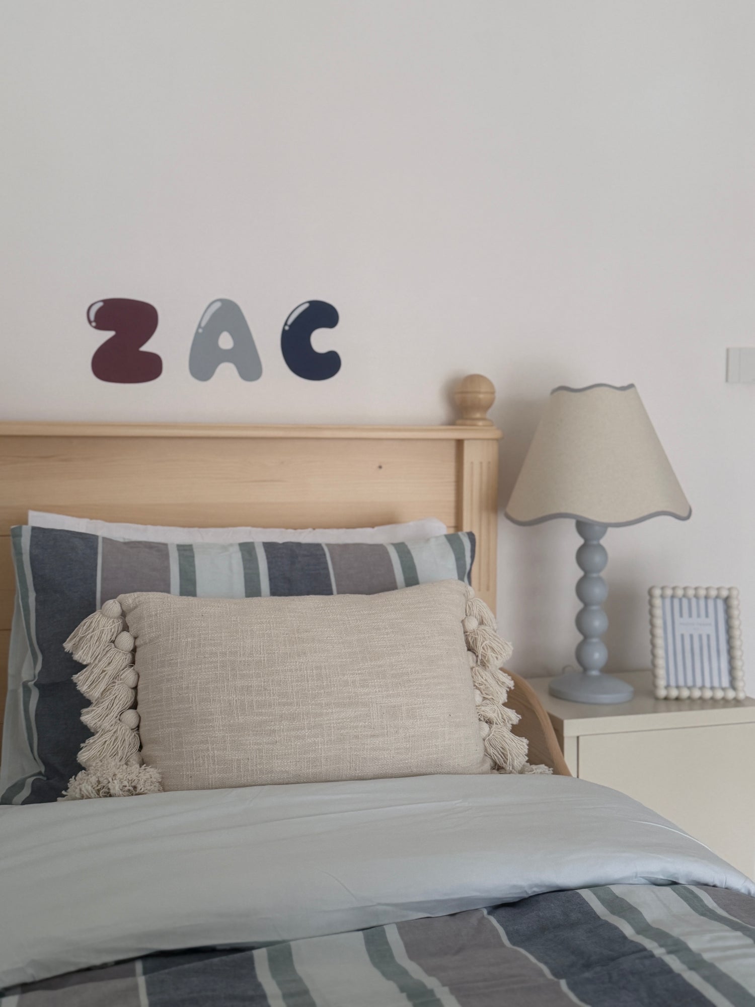Custom Bubble Name Wall Decal | Personalised Kids Name Sticker