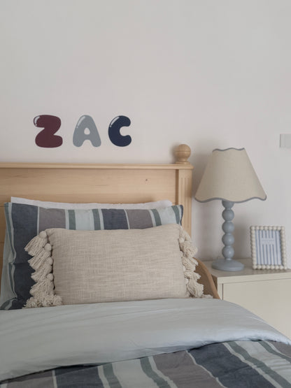 Custom Bubble Name Wall Decal | Personalised Kids Name Sticker