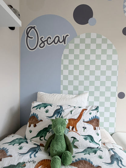 Block Colour Arch | Peel &amp; Stick Kids Room Decals | two sizes, several colourways