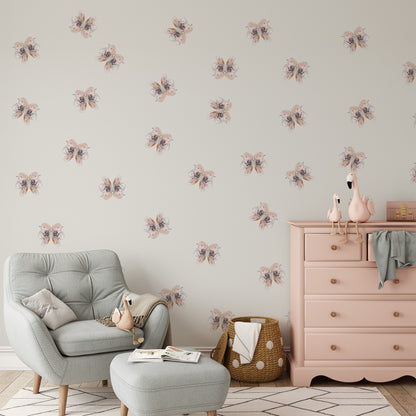 Amber Butterfly Wall Decals by Talia Designs