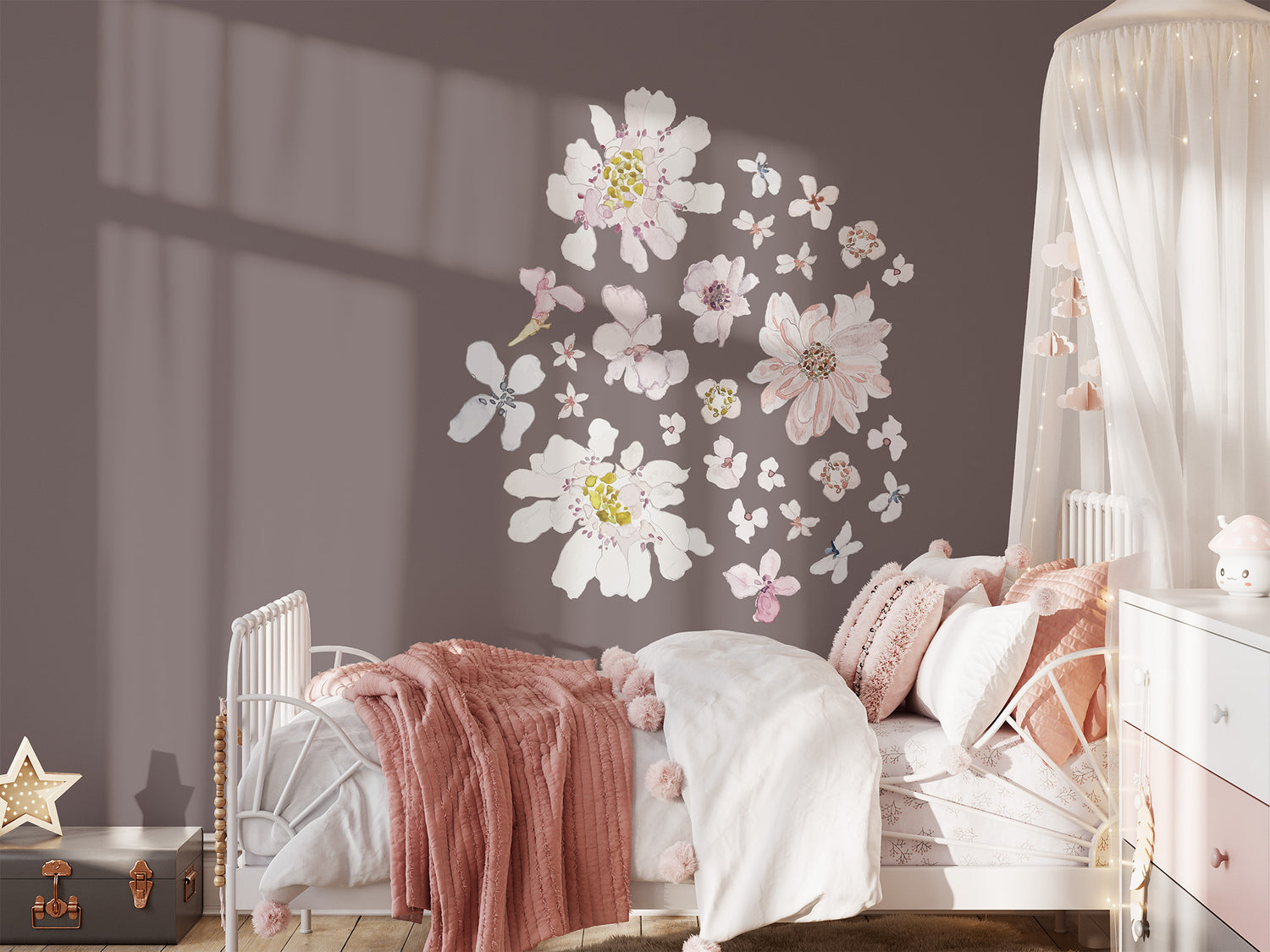 Ari Flower Wall Decals by Talia Designs