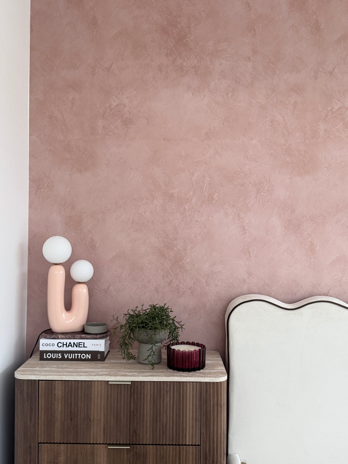 Rosé Plaster Peel &amp; Stick Wallpaper