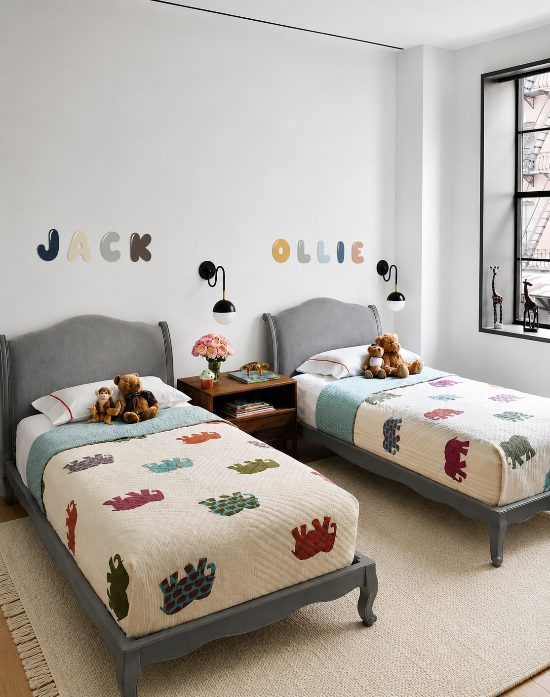 Custom Bubble Name Wall Decal | Personalised Kids Name Sticker