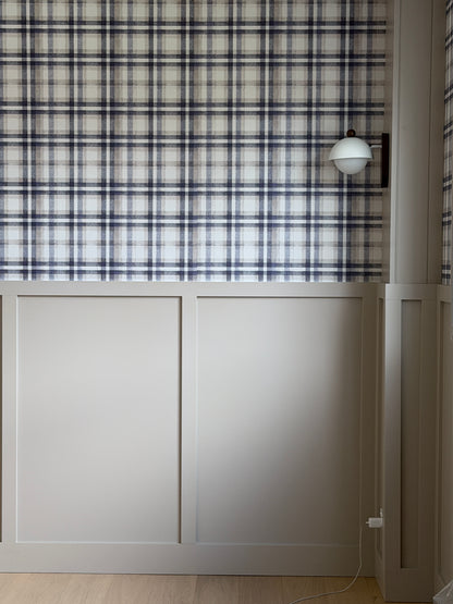 Heritage Plaid Peel &amp; Stick Kids Wallpaper